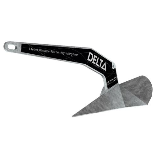 Delta Galvanized Anchor - 35 lbs / 16 kg - For Boats 35'-52'