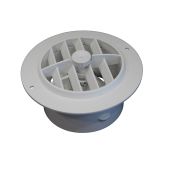 Round Plastic Grill - White...