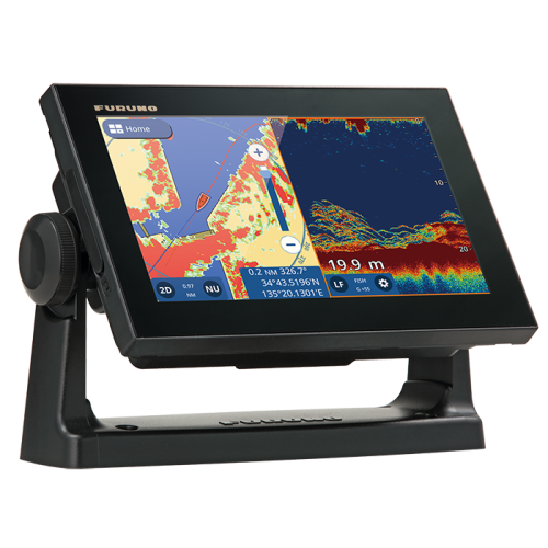 GPS/WAAS CHART PLOTTER with CHIRP FISH FINDER