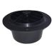 Round Plastic Grill - Black