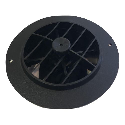 Round Plastic Grill - Black