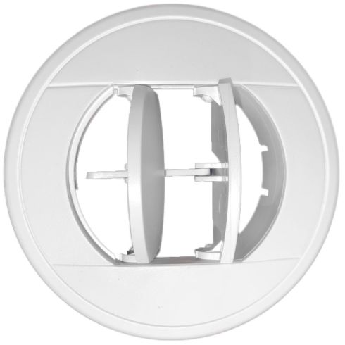 Round Plastic Grill - White