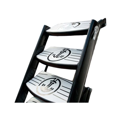 UMT Marine Carbon Fiber Boarding Stairs - 19" or 24" - 6 to 10 Steps