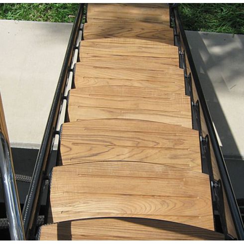 UMT Marine Carbon Fiber Boarding Stairs - 19" or 24" - 6 to 10 Steps