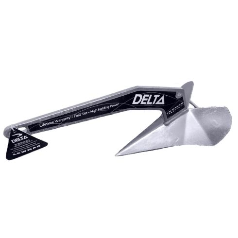 Ancla Delta Galvanizada - 14 lbs (6 kg) Para Barcos 21'-31' (6 - 9 m)