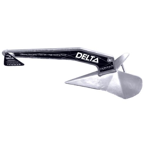 Ancla Delta Galvanizada - 14 lbs (6 kg) Para Barcos 21'-31' (6 - 9 m)