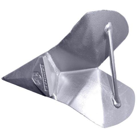 Delta Galvanized Anchor - 88 lbs / 40 kg - For Boats 60'-75'