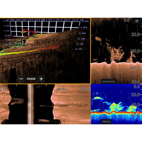 RV-200 RealVision 3D Bronze Through Hull Transducer 0°