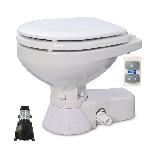 Jabsco Economy Electric Toilet - Compact Bowl - Select Voltage