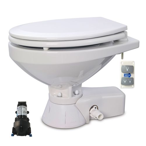 Jabsco Economy Electric Toilet - Compact Bowl - Select Voltage