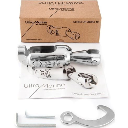 UFS16-100 ULTRA Flip Swivel for 12 to 16mm or 1/2" to 5/8" Chain - Anchors up to 100kg/220lbs