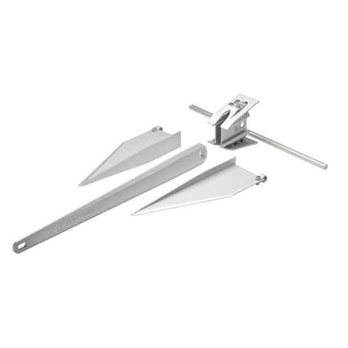 Sistema de ancla completo Fortress FX-7 - Incluye ancla, cuerda y cadena - Para barcos de 16 a 27' (4.8 - 8.2m)