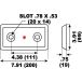 H404A Pacemaker Hull Anode (Replaces Z-404, A-90)