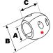 C1750A Streamlined Shaft Anode - 1 3/4" (Replaces X8)