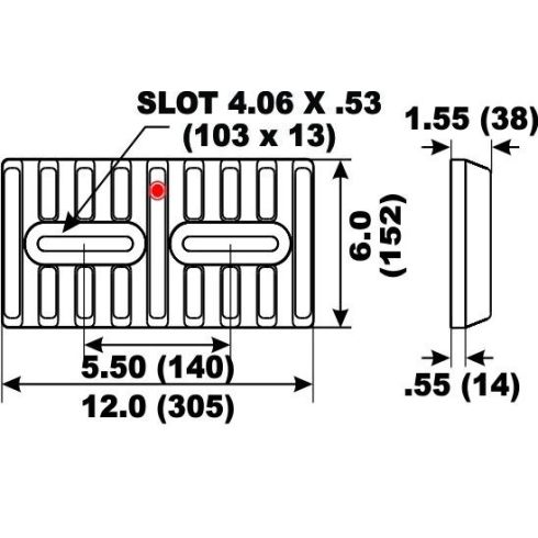 HYAA Boater's Dream Hull Aluminum Anode