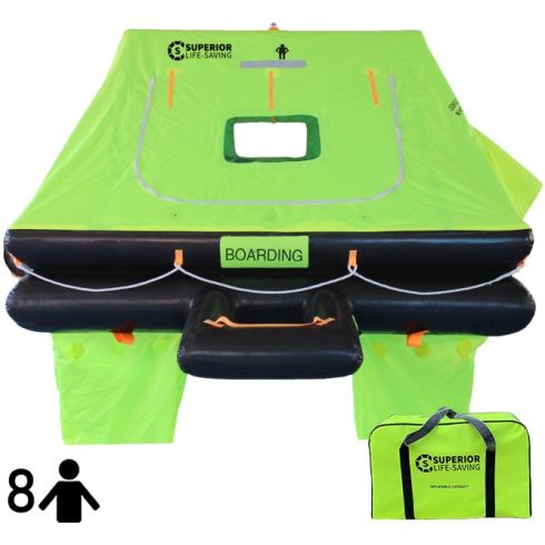 Wave Racer ISO Liferaft - 8 Person - Valise