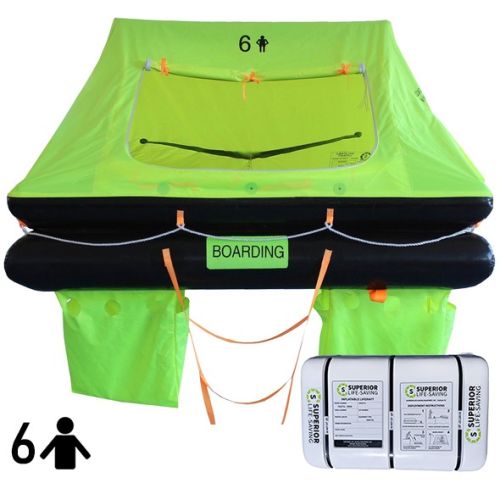 Coastal Surge Liferaft - 6 Person - Container