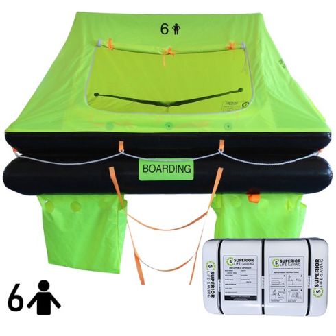 Coastal Surge Liferaft - 6 Person - Container