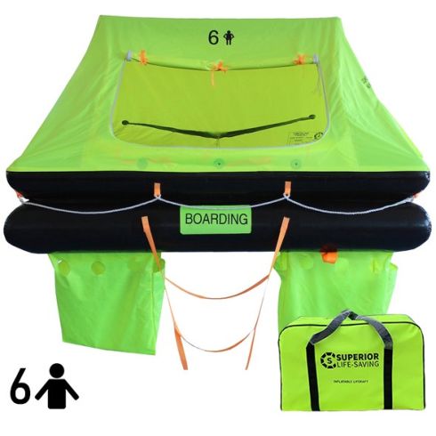 Coastal Surge Liferaft - 6 Person - w/ Valise