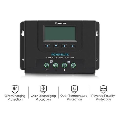 RENOGY Rover Elite 20A MPPT Solar Charge Controller