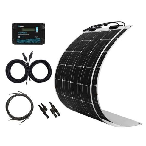 100 WATT 12 VOLT FLEXIBLE MONOCRYSTALLINE SOLAR PANEL