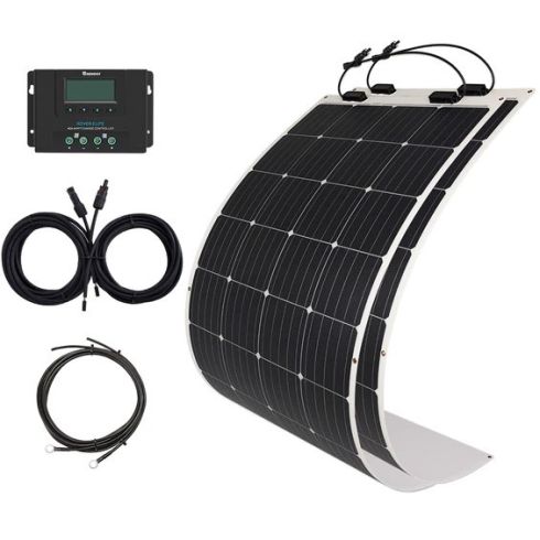 100 WATT 12 VOLT FLEXIBLE MONOCRYSTALLINE SOLAR PANEL