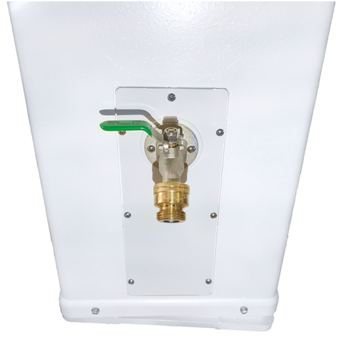 Harbor Light SS with 2-30A, 2-50A 125/250V Receptacles, and 3/4" Water Valve