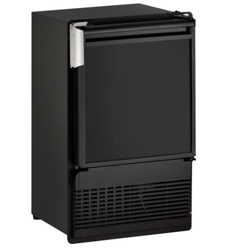 U-line 14" Black Marine Crescent Ice Maker - 230V