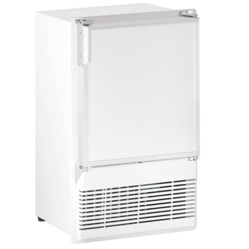 U-line 14" White Marine Crescent Ice Maker, 115V