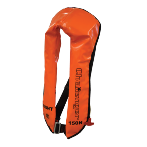 Chaleco Salvavidas Challenger Flexi-Wing 150 SOLAS - Automático - PVC Naranja - Arnés