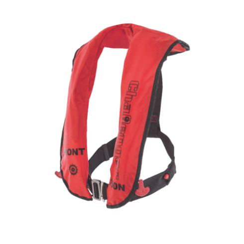 Challenger Flexi-Wing 150 SOLAS Life Jacket Automatic - Red Nylon - Harness