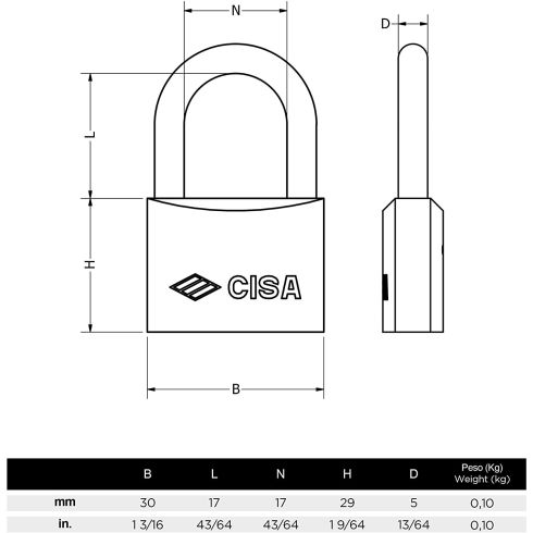 Marine Type Padlocks 50mm