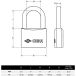 Marine Type Padlocks 50mm