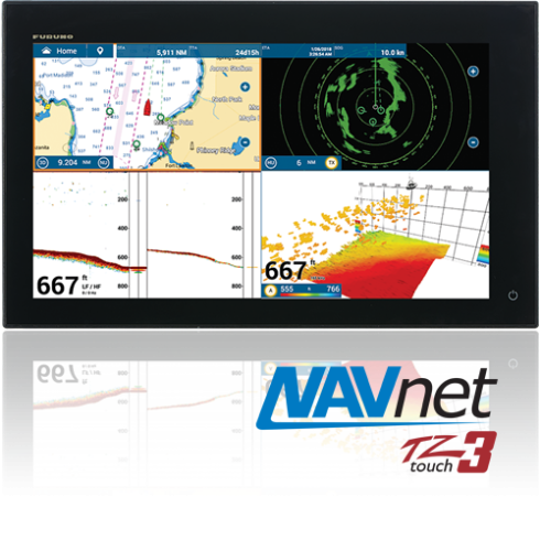 Furuno NavNet TZtouch3 19" MFD w/ 1kW Dual Channel CHIRP Sounder