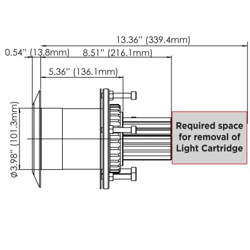 Luz Subacuática OceanLED 2010XFM Pro Series HD Gen2 Iluminación Subacuática LED - Azul Medianoche