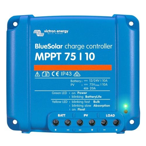 Controlador de carga Victron BlueSolar MPPT - 75V - 10AMP