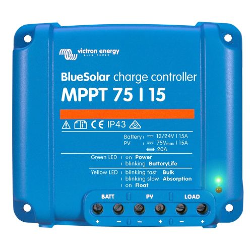 Controlador de carga Victron BlueSolar MPPT - 75V - 15AMP