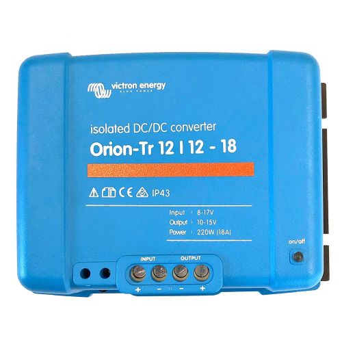 Convertidor DC-DC Victron Orion-TR - 12 VDC a 12 VDC - 18AMP Aislado