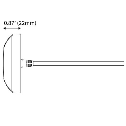 Luz OceanLED X-Series X4 - LED Azul Medianoche