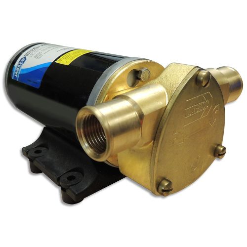 Bomba de DC con conector Deutsch sin interruptor de inversión - 15 GPM - Jabsco Ballast King Bronze