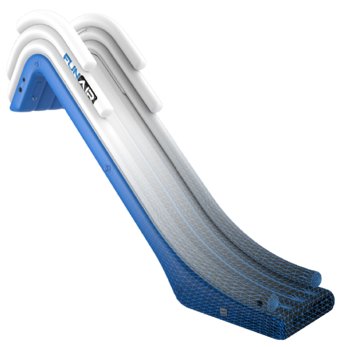 FunAir Hanger Lite Inflatable Mini Yacht Slide - 6.5 ft - 11.5 ft (2 m - 3.5 m)