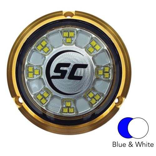 Shadow Caster SCR-24 Underwater LED Lights - Blue and White Color Changing - Up to 10,000 Lumens