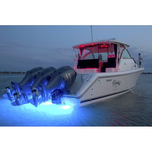 Shadow Caster SCR-24 Underwater LED Lights - Bimini Blue Single Color