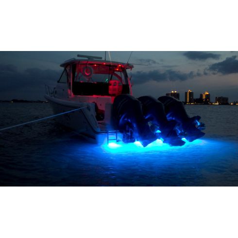 Shadow Caster SCR-24 Underwater LED Lights - Bimini Blue Single Color