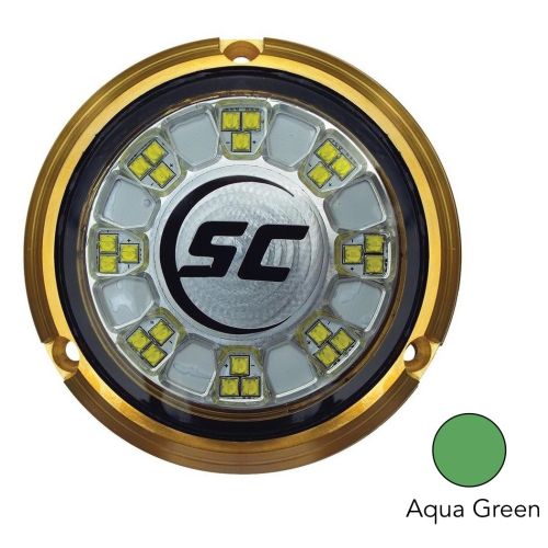 Shadow Caster SCR-24 Underwater LED Lights - Aqua Green Single Color