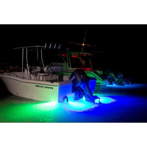 Shadow Caster SCR-24 Underwater LED Lights - Aqua Green Single Color