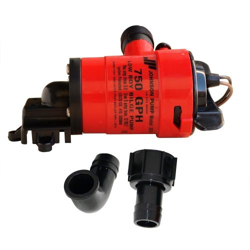 Bomba de achique Johnson Pump Low Boy - 750 GPH / 2839 Litros por hora - 12V