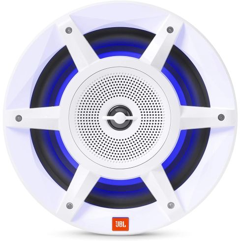 Altavoces JBL MW8030 Marinos Coaxiales de 8" - Blanco con Iluminación RGB - Par