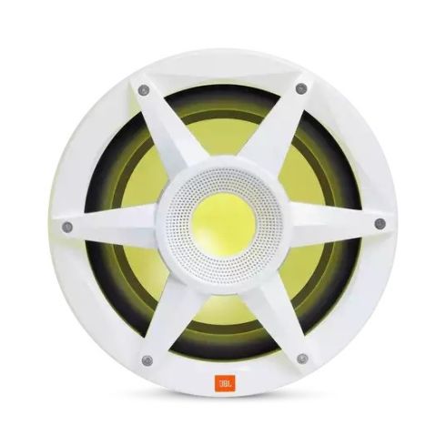 Subwoofer Marino JBL MW1000 de 10” - Blanco con Iluminación RGB