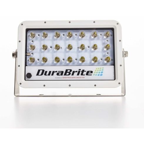 Foco LED marino Durabrite Mini Series - 16,670 lúmenes - Marco Blanco - 12/24 V DC